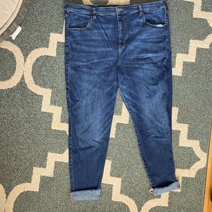 AE super high waisted cropped jean jegging